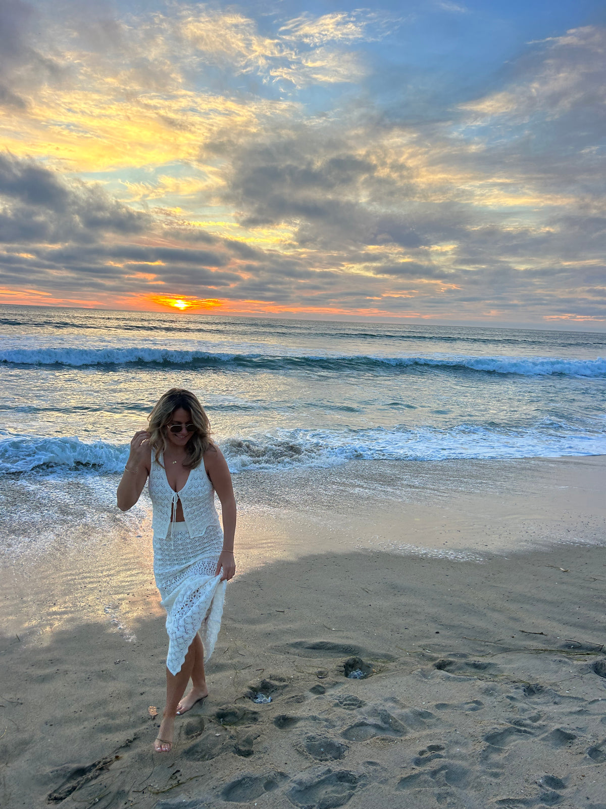 Catamaran Crochet Maxi Skirt
