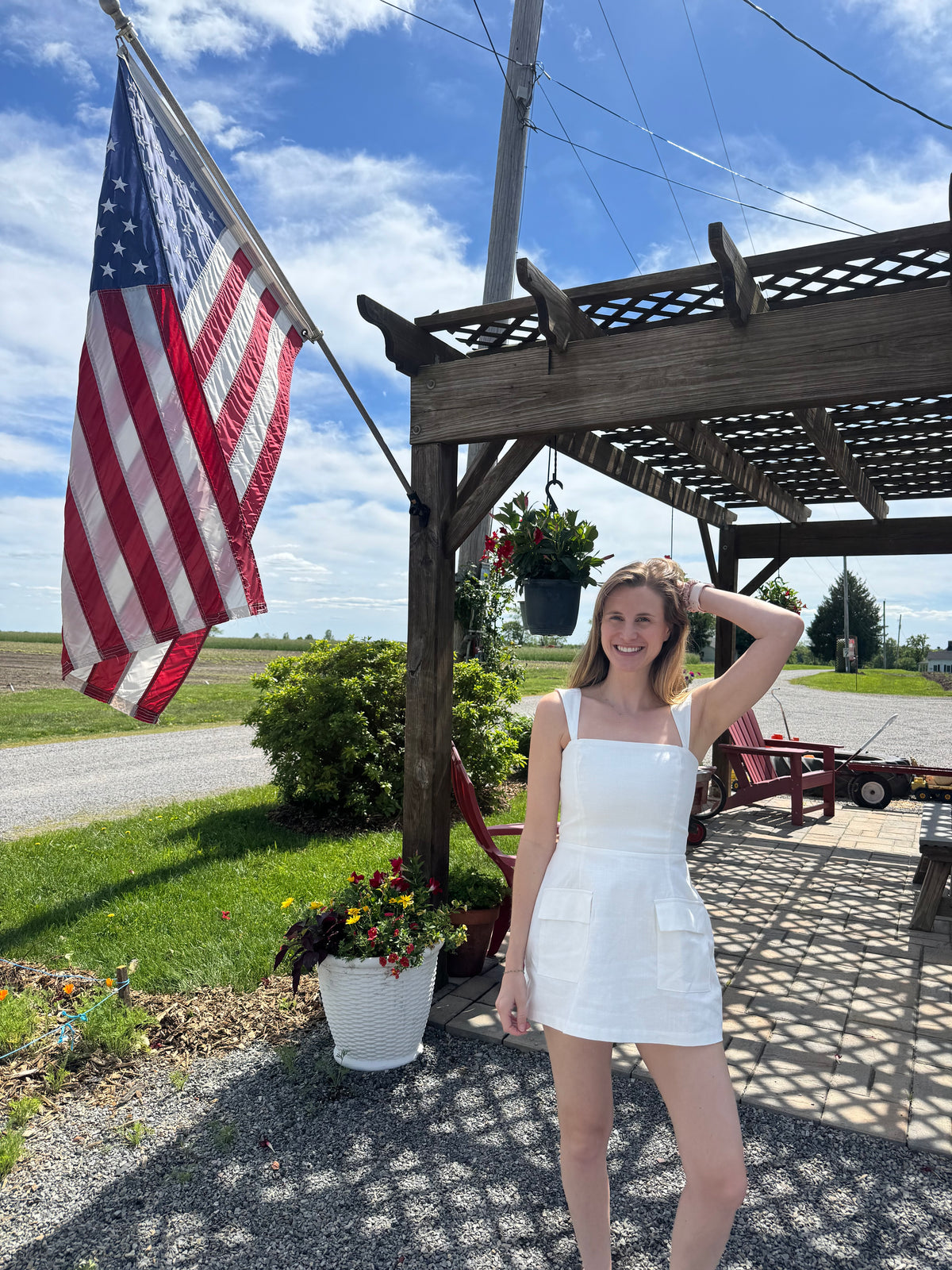 Seaside Linen Dress