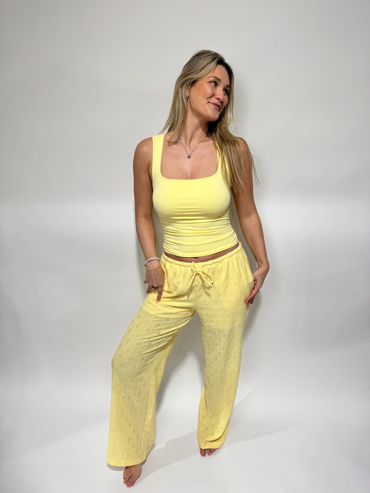 Aysa Eyelet Pants