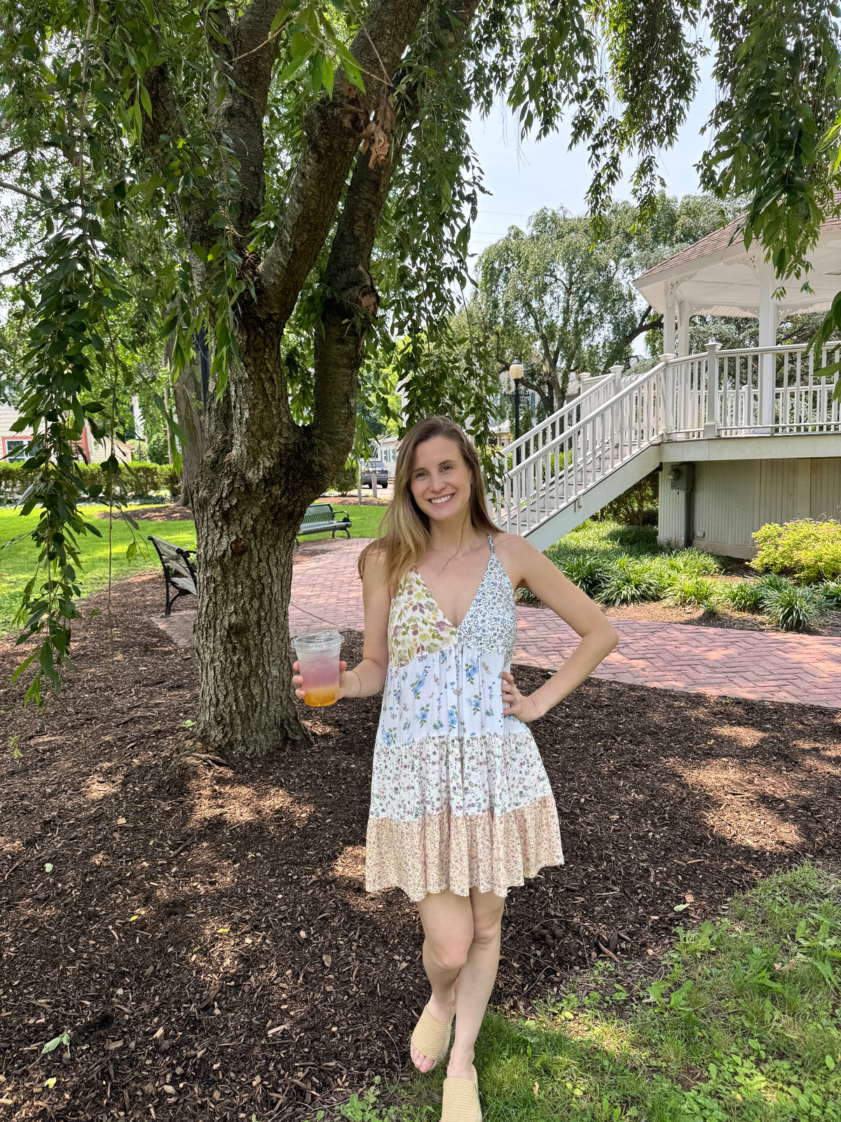 Ezra Patchwork Dress