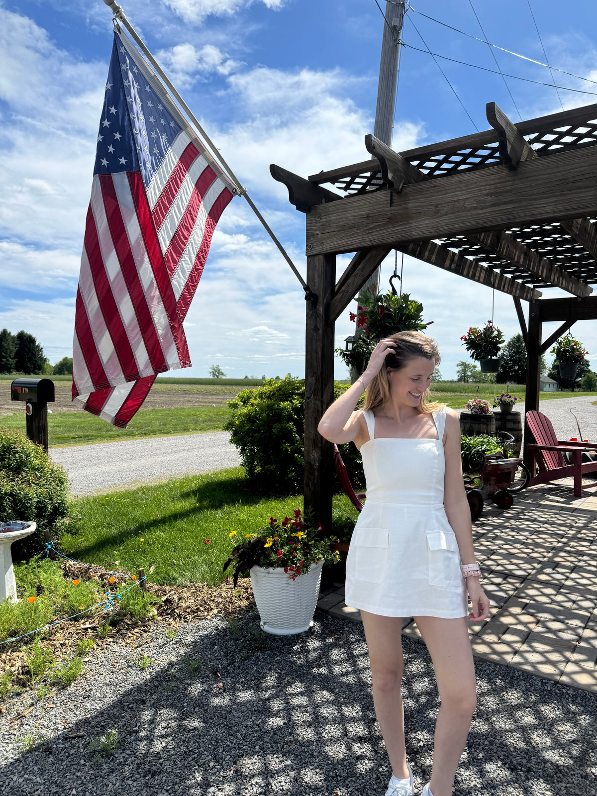 Seaside Linen Dress