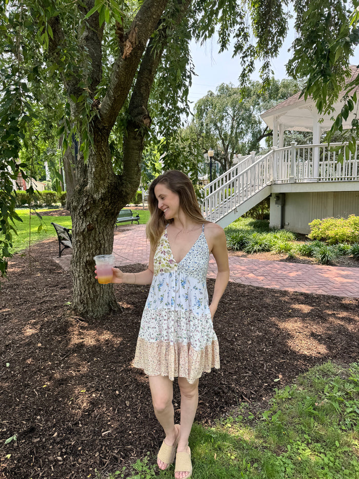 Ezra Patchwork Dress