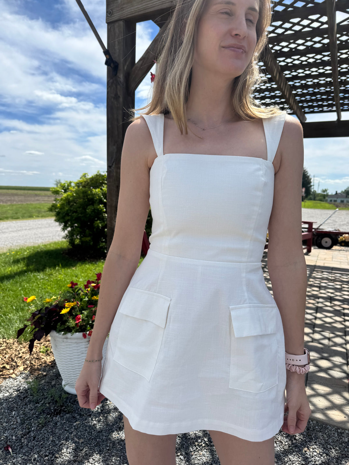 Seaside Linen Dress