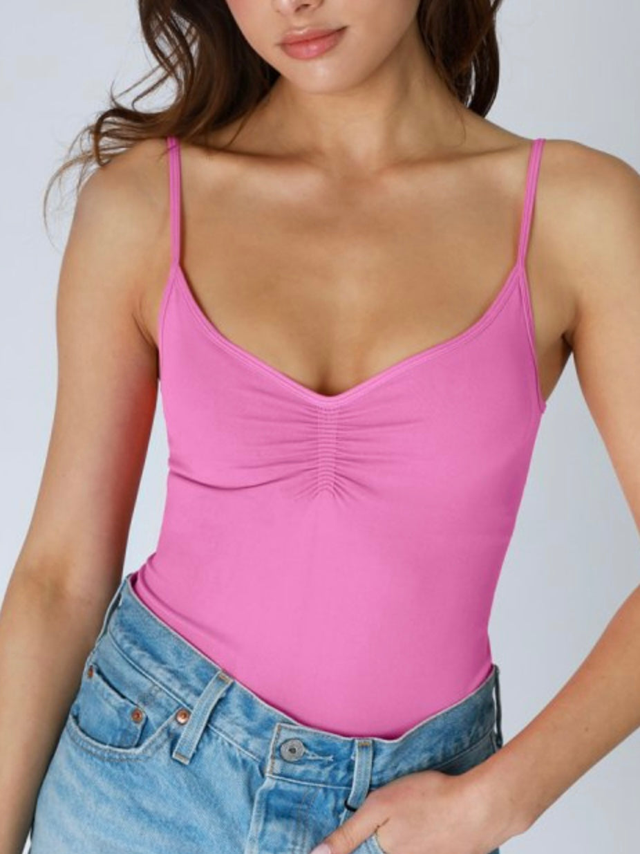 Jersey Shirred Cami