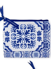Blue Tile Pouch