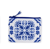 Blue Tile Pouch
