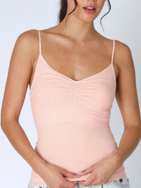 Jersey Shirred Cami