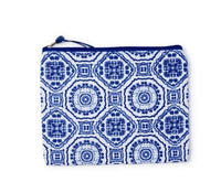 Blue Tile Pouch