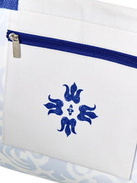 Blue Tile Beach Tote