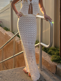 Catamaran Crochet Maxi Skirt