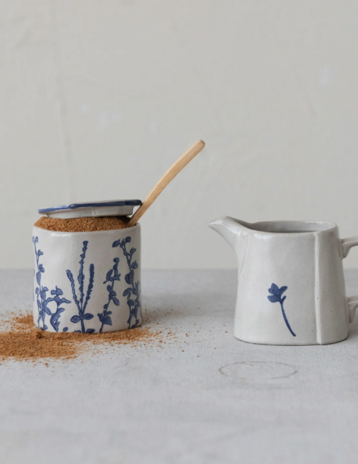 Hand-Stamped Stoneware