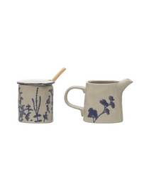 Hand-Stamped Stoneware