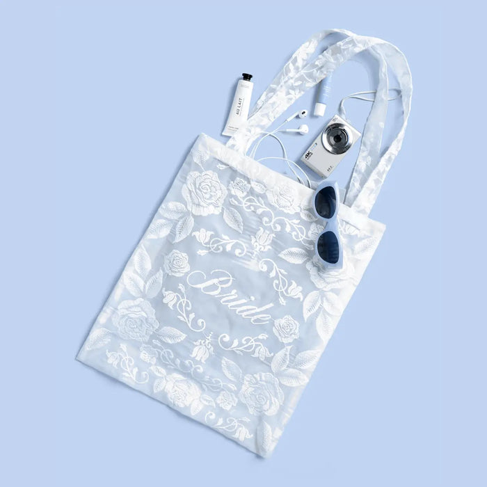 Bride Lace Tote Bag