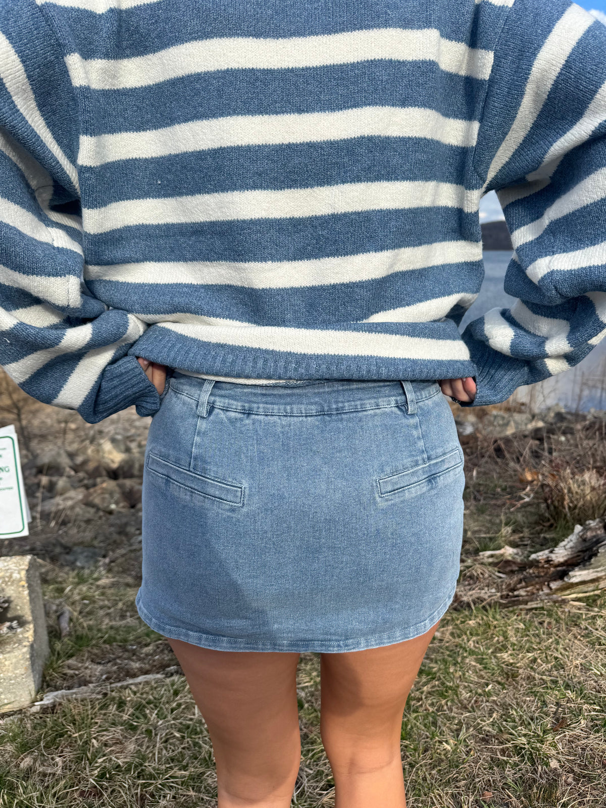 Molly Denim Skort
