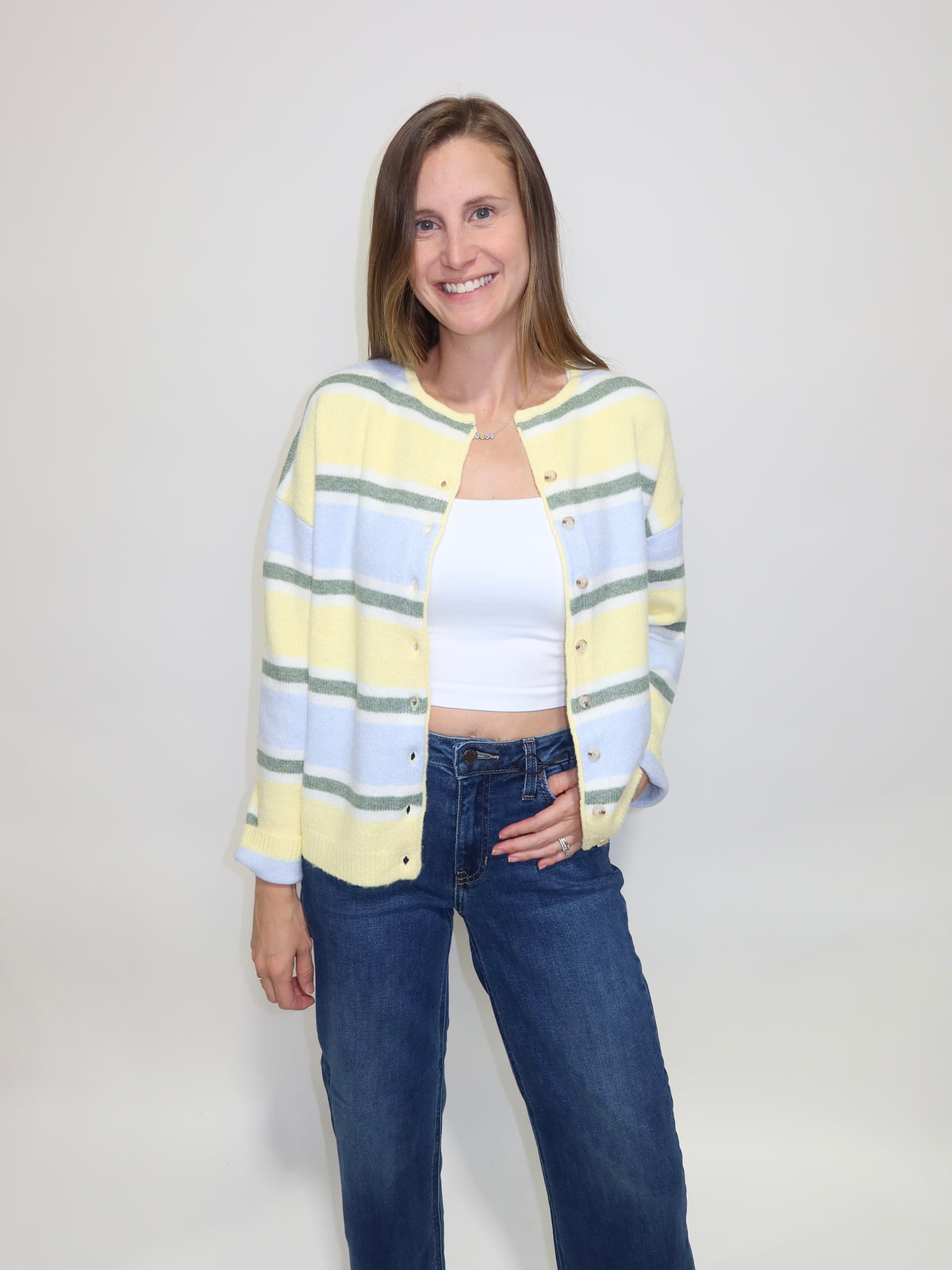 Frankie Striped Cardigan