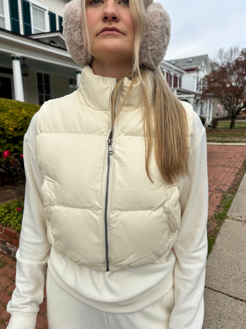 Summit Faux Leather Vest