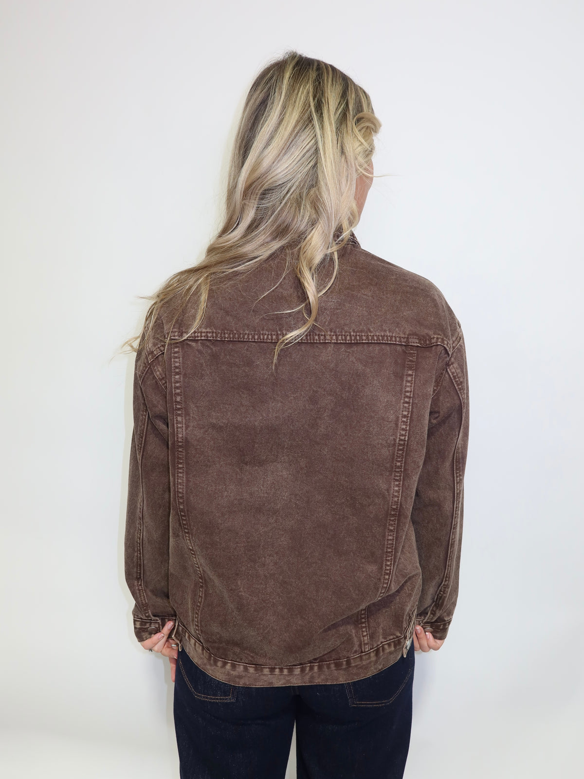 Chocolate Denim Jacket