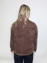 Chocolate Denim Jacket