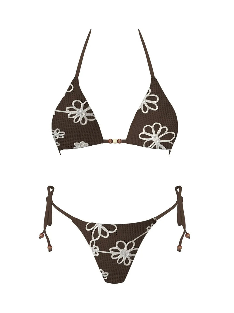 Macchiato Bikini Top