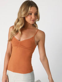 Jersey Shirred Cami