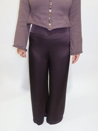 Chocolate Fondant Satin Pants
