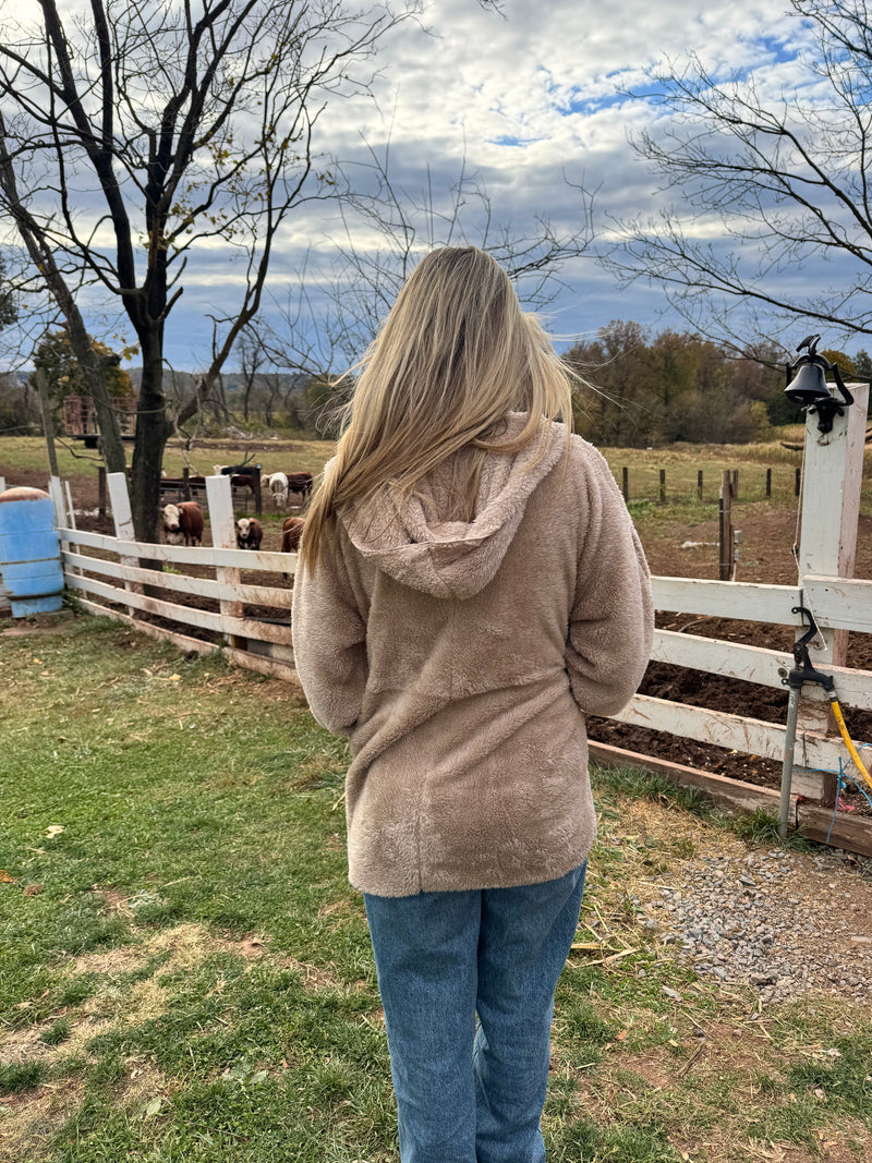 Taupe Bear Coat