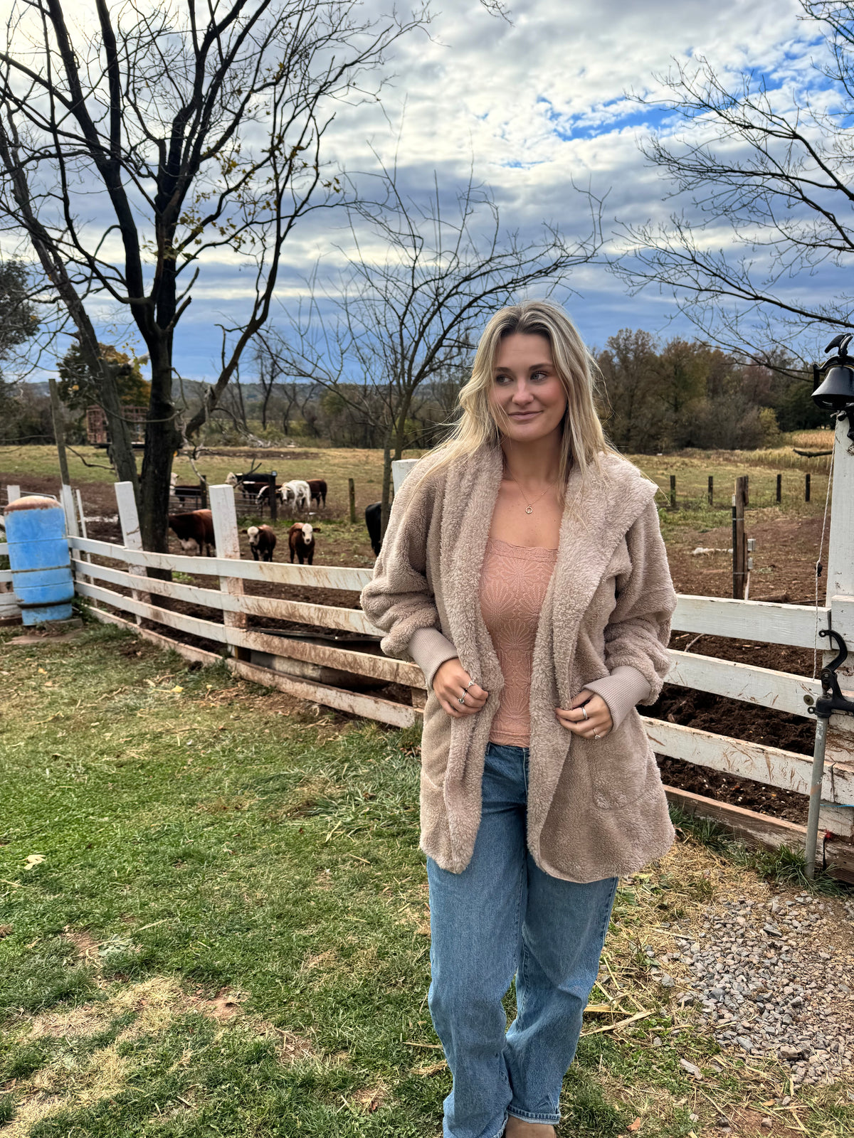 Taupe Bear Coat