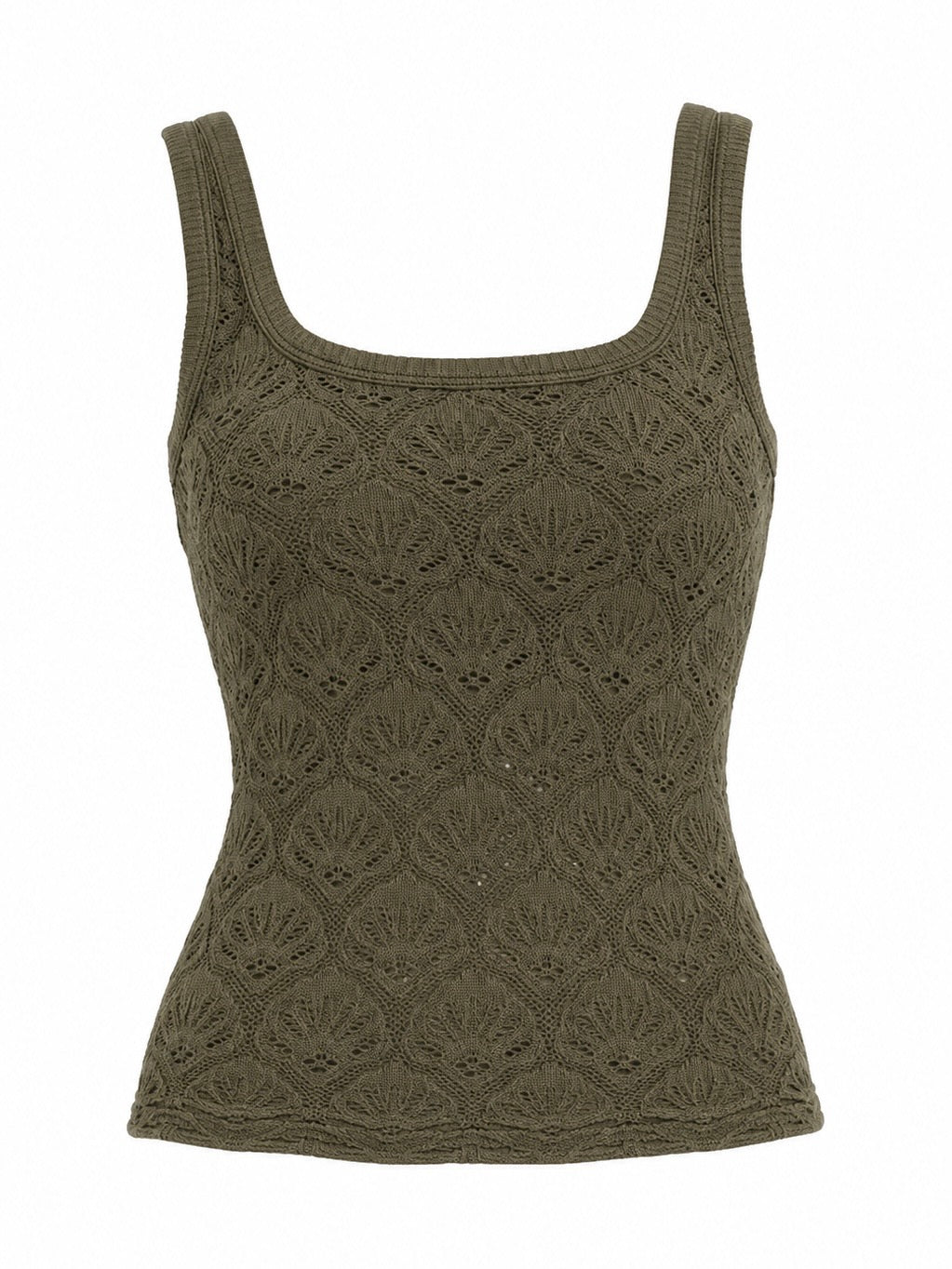 Floral Textured Lace Tank