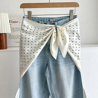 Polka Dot Belt Scarf