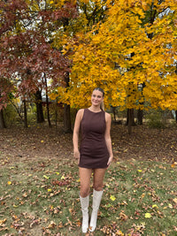 Cinnamon Spice Mini Dress