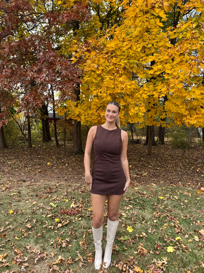 Cinnamon Spice Mini Dress