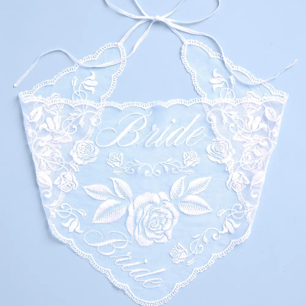 Bride Lace Headscarf