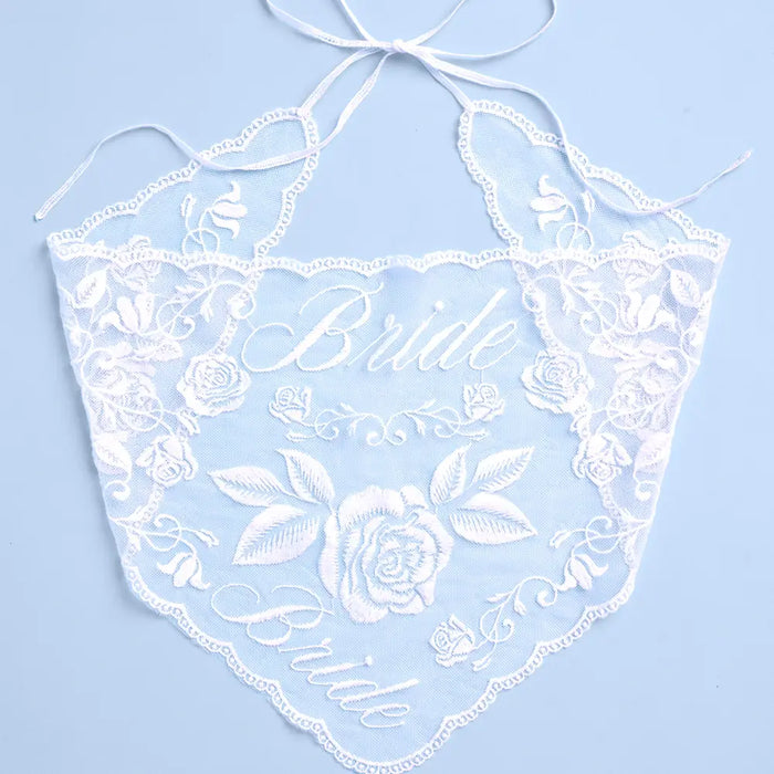 Bride Lace Headscarf