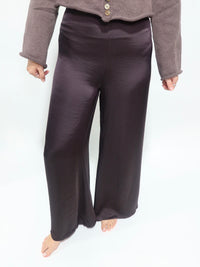 Chocolate Fondant Satin Pants
