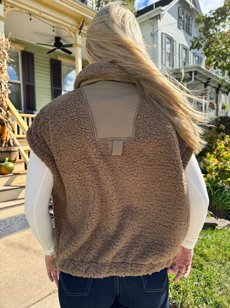 S'mores Sherpa Vest