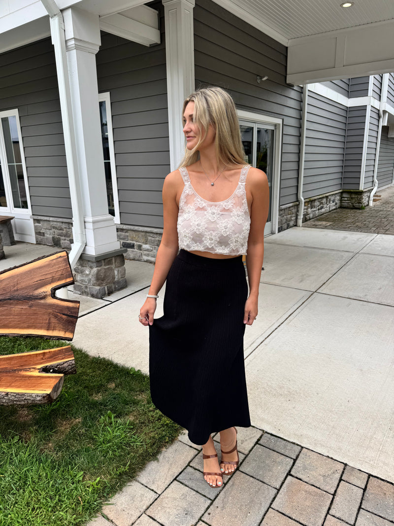 Daisy Beaded Tank