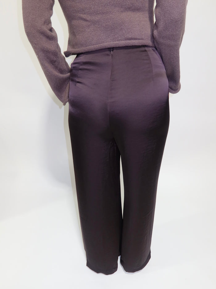 Chocolate Fondant Satin Pants