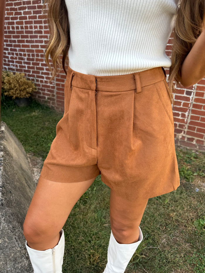 Amanda Suede Shorts