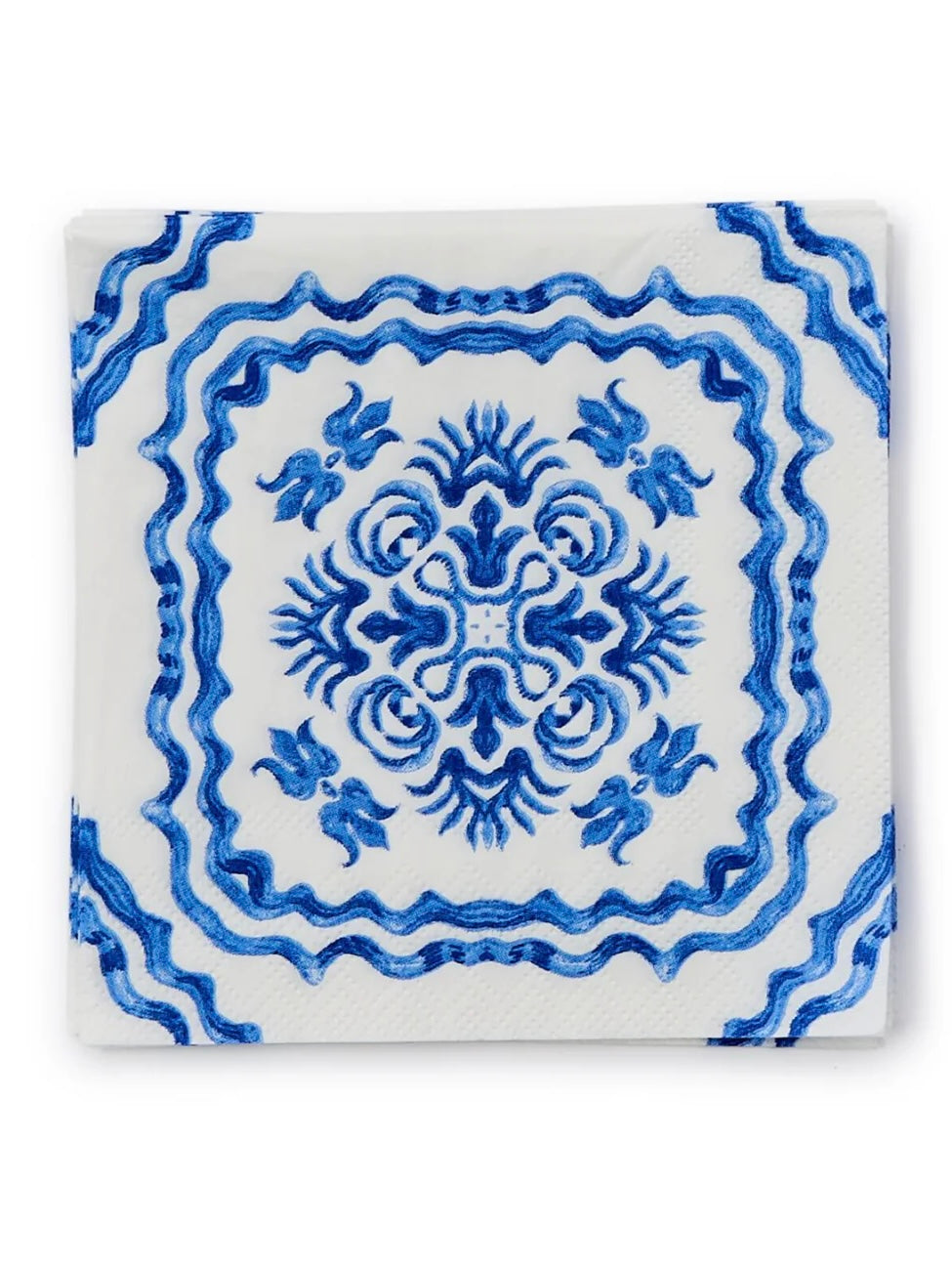 Blue Tiles Cocktail Napkins