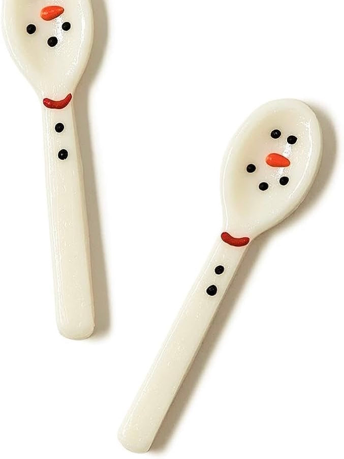 Snowman Candy Spoons