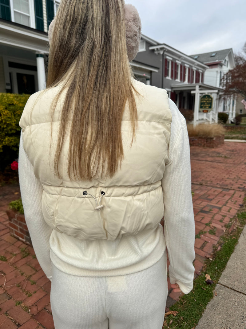 Summit Faux Leather Vest