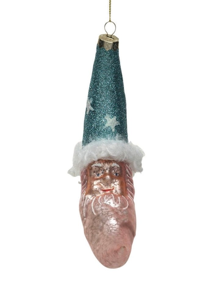 Santa Moon Ornament