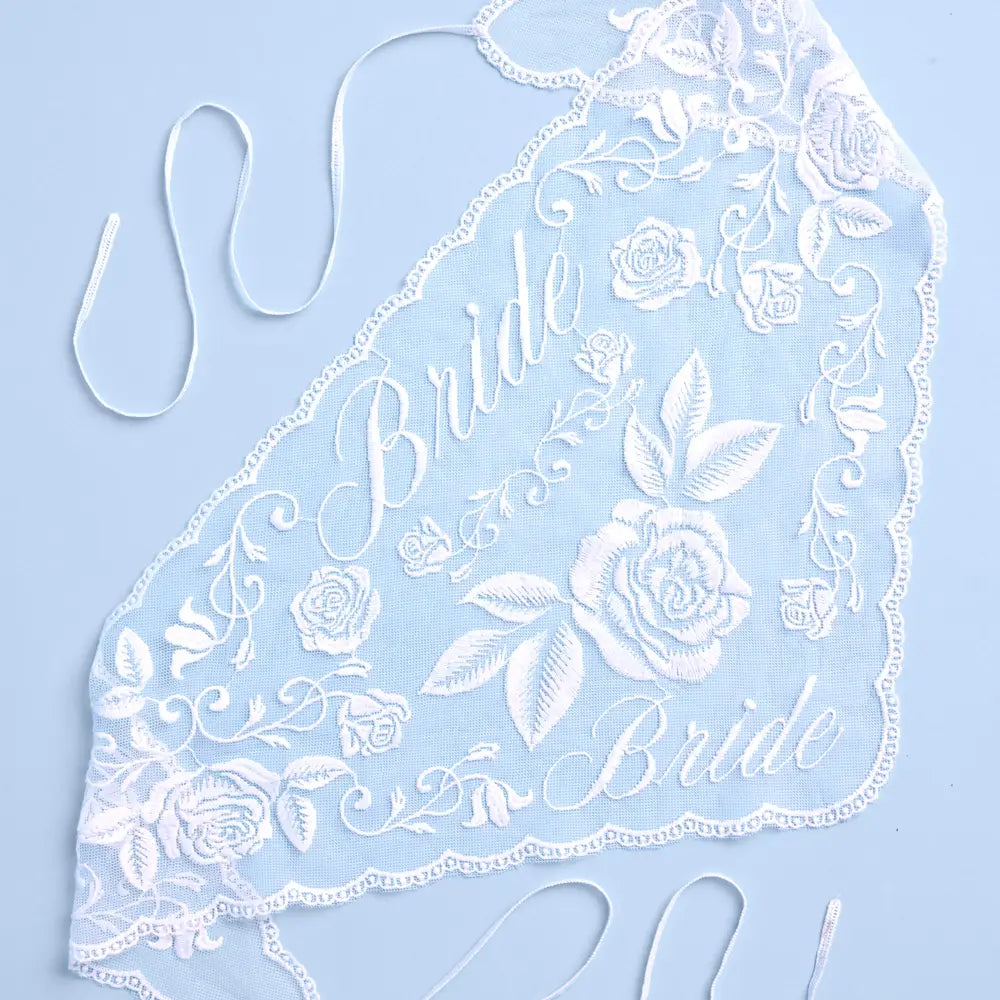 Bride Lace Headscarf
