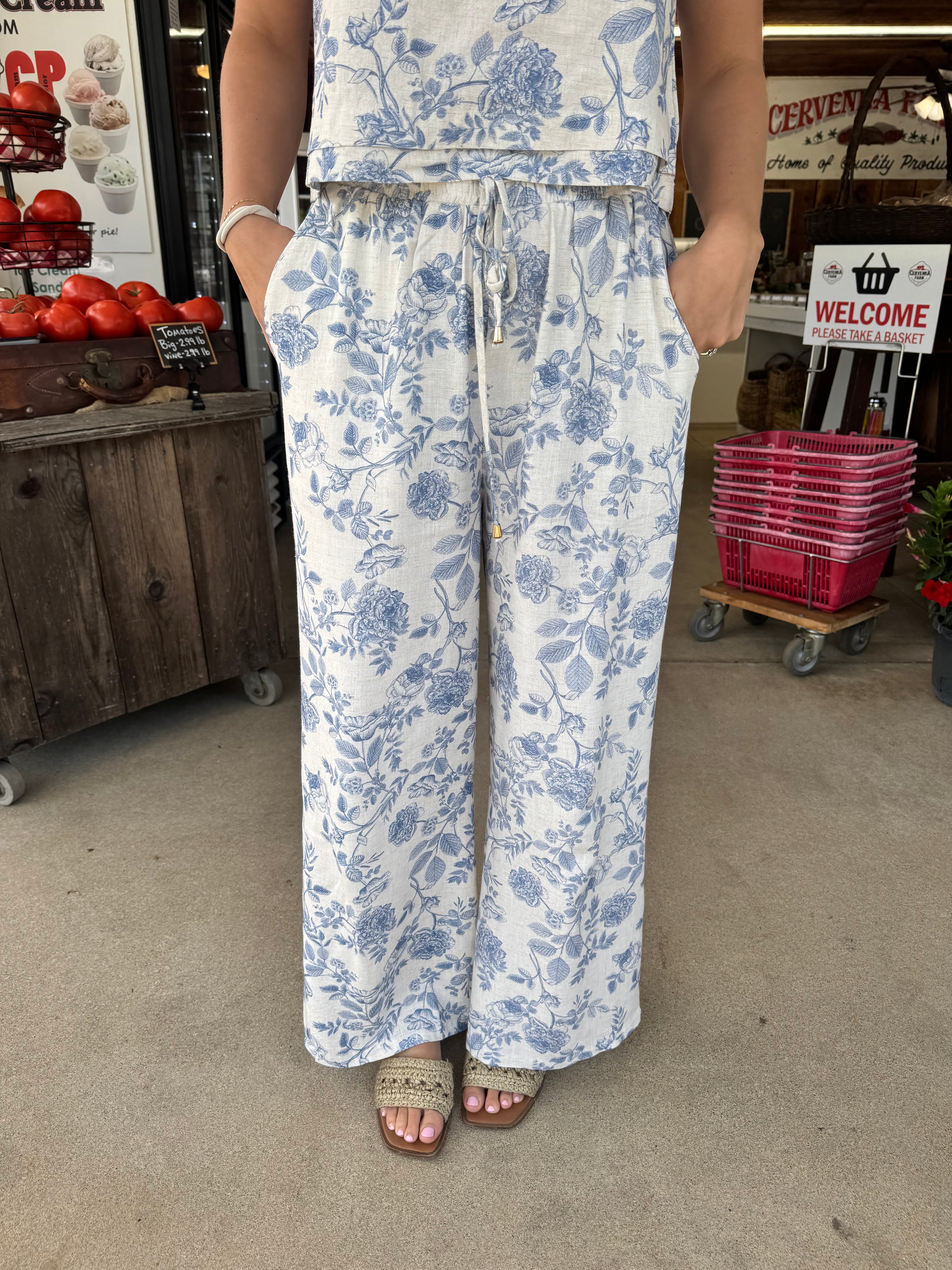 Blossom Linen Pants – 39 Mine Boutique
