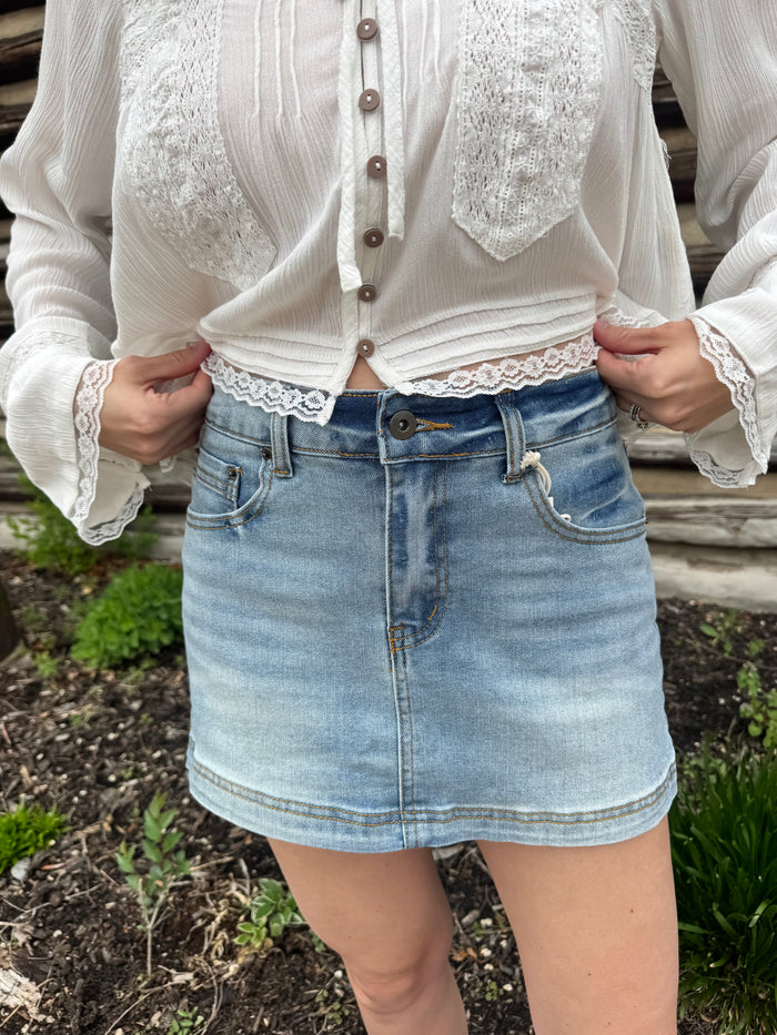 Jefferson Denim Skort