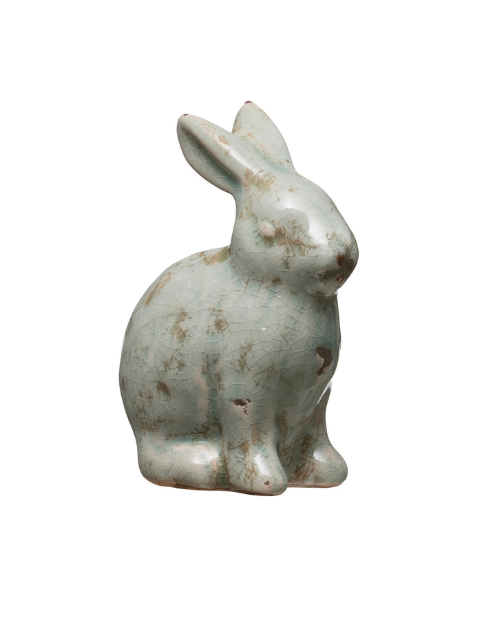 Aqua Terracotta Rabbit