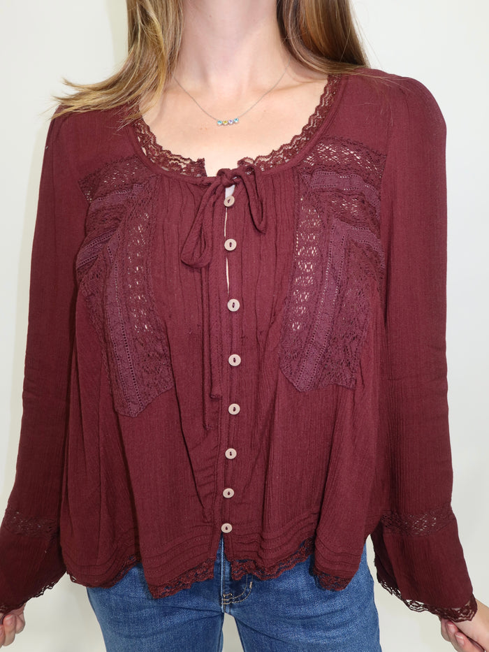 Cranberry Blouse