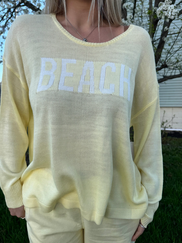 Just Beachy Sweater