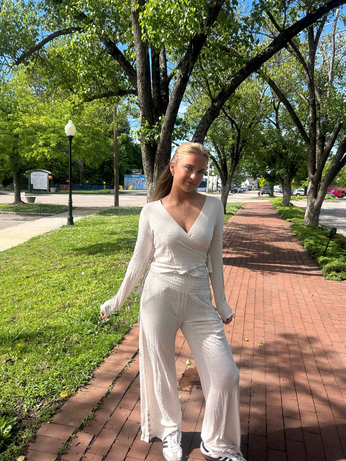 Solana Wrap Top