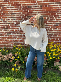 Boyfriend Henley Sweater